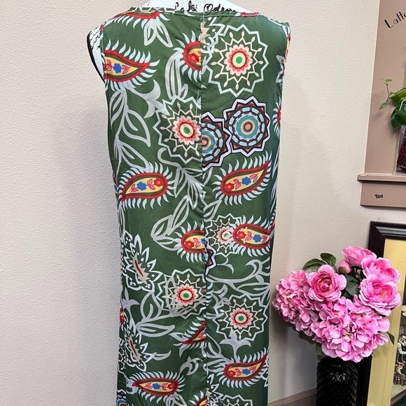 Cropped style long summer dress. - Picture 3 of 7